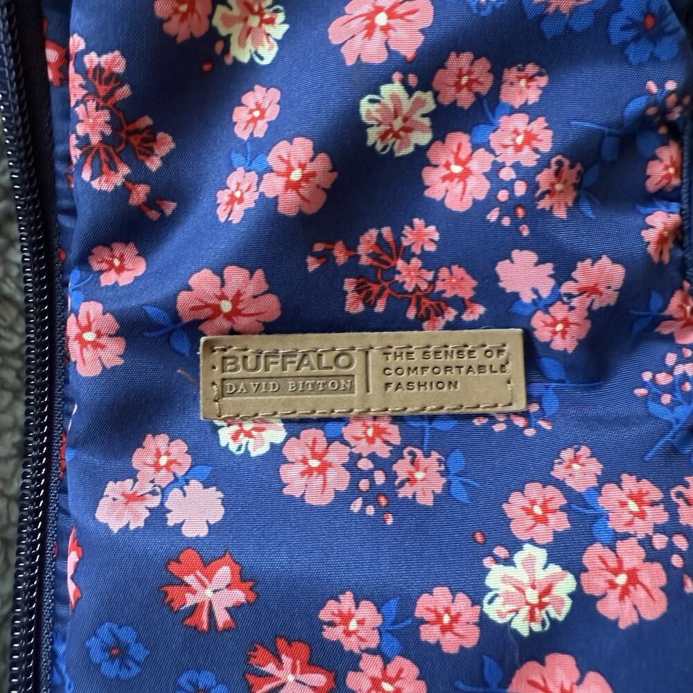 Buffalo David Bitton‎ Reversible Vest Blue Puffer Sherpa Girl's X-Small 5/6 - Picture 3 of 7